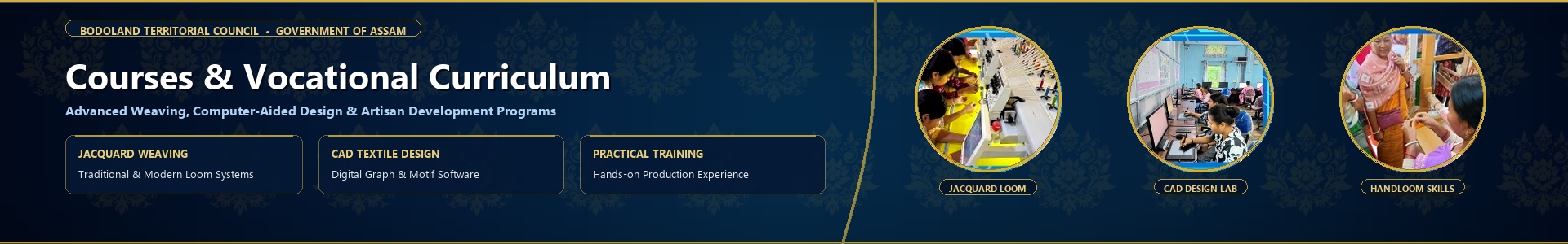 Courses offered banner