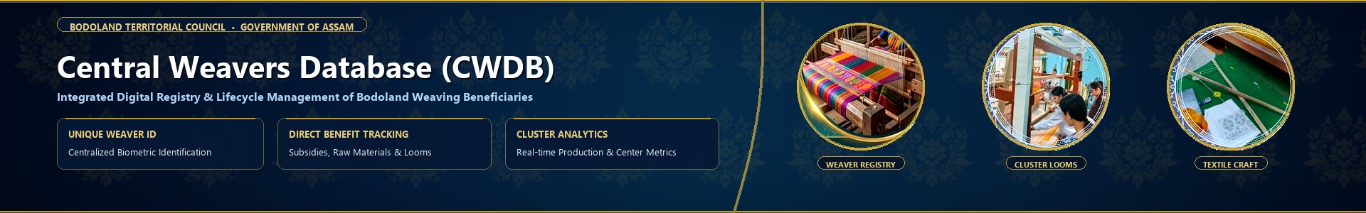 Central Weavers Database (CWDB) banner