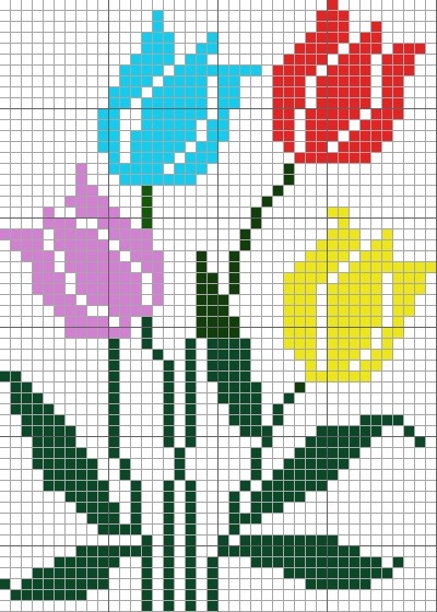 Motif 03 Tulip Garden
