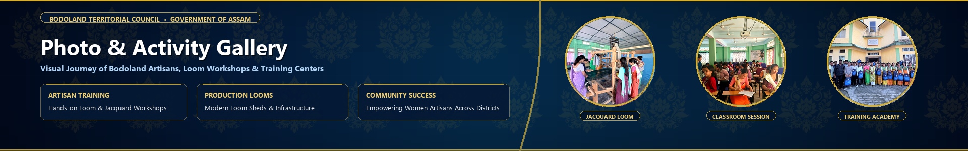 Photo gallery banner